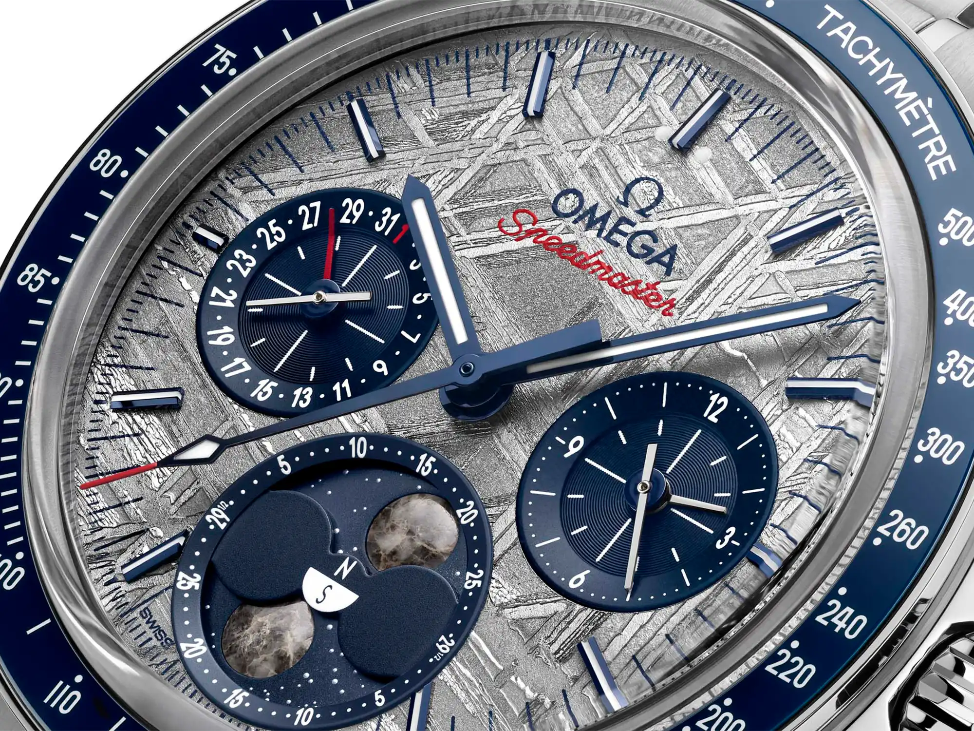 Meteoritska izdaja ure Omega Speedmaster Moonphase – poklon Luni in vesolju