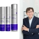 Dr. Des Fernandes ob predstavitvi vrhunskih izdelkov za nego kože Environ Youth EssentiA – strokovnjak za dermatologijo in anti-age revolucijo, predstavljen v reviji David za moške s stilom. Dr. Des Fernandes presenting premium Environ Youth EssentiA skincare products – dermatology and anti-aging pioneer featured in David magazine for stylish men.