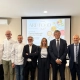 Skupina chefov in predstavnikov na tiskovni konferenci festivala Art & Food Pordenone 2025 / Group of chefs and representatives at the Art & Food Pordenone 2025 press conference