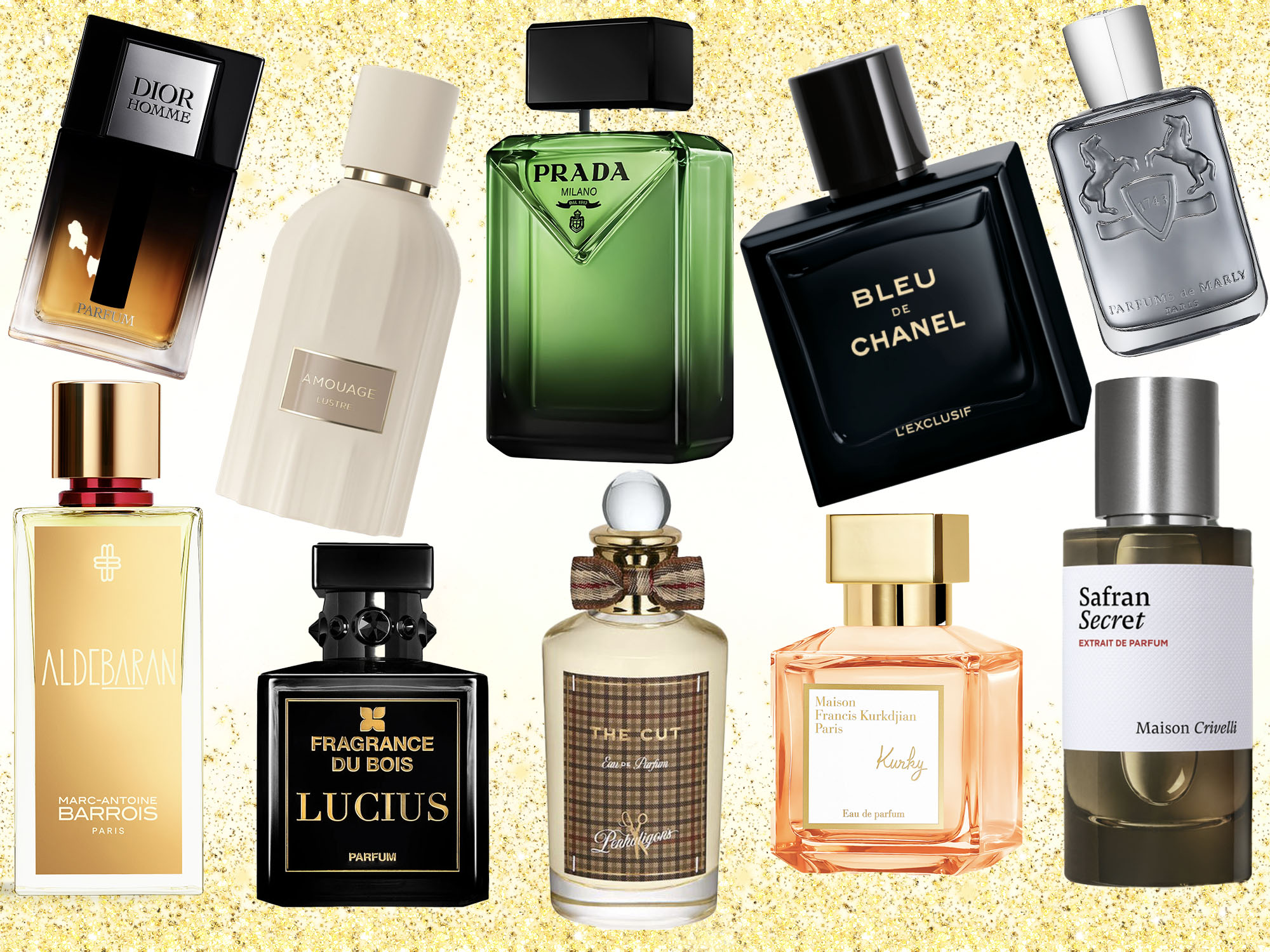 Izbor luksuznih nišnih in ikoničnih parfumov leta 2025, primernih za najdaljšo noč in vstop v novo leto 2026.