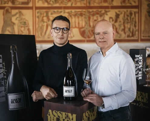 Predstavitev vrhunskega penečega vina Assemblage na ekskluzivnem dogodku v restavraciji Strelec.