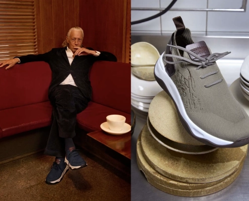 Berluti superge Shadow v kampanji 2026, ki poudarja brezčasno povezavo med moškim in njegovo obutvijo