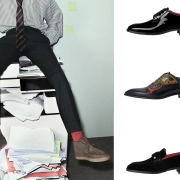 Moška kolekcija čevljev Christian Louboutin pomlad–poletje 2026, navdihnjena z uprizoritveno umetnostjo in cirkusom.