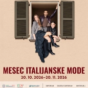 Mesec Italijanske mode v Emporiumu